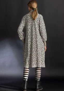 Best Gudrun Sjödén Jerseykleid „Ylva“ aus Bio-Baumwolle/Elasthan schwarz-gemustert