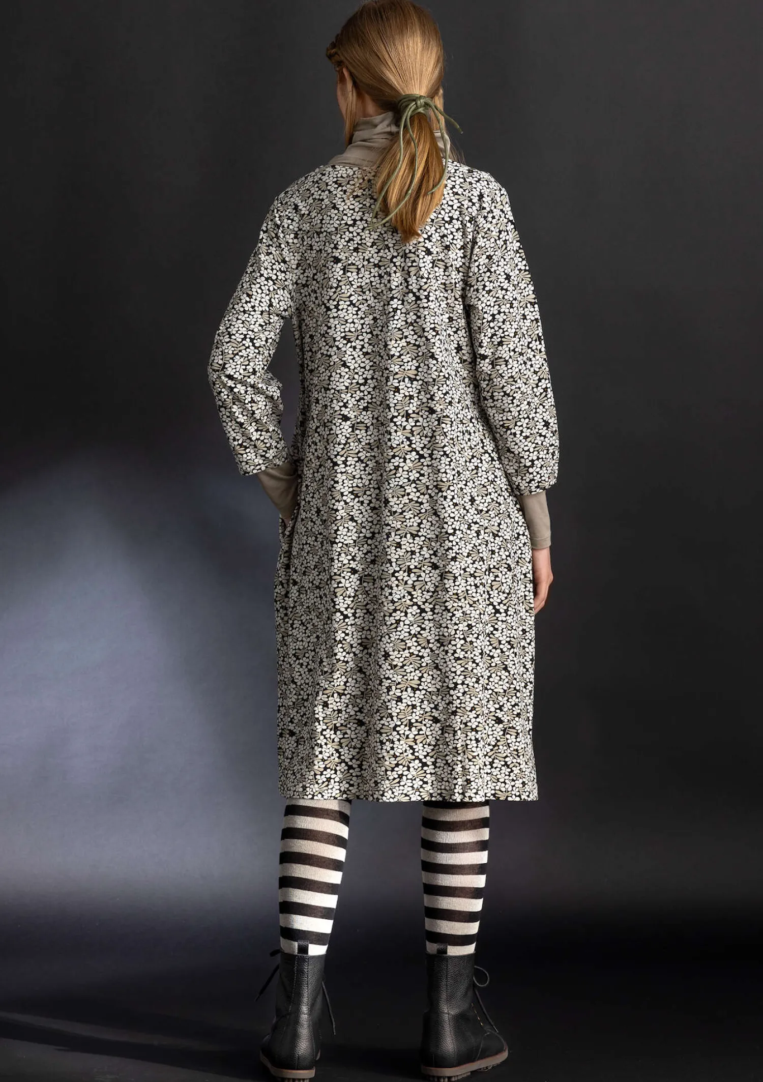 Shop Gudrun Sjödén Jerseykleid „Ylva“ aus Bio-Baumwolle/Elasthan schwarz
