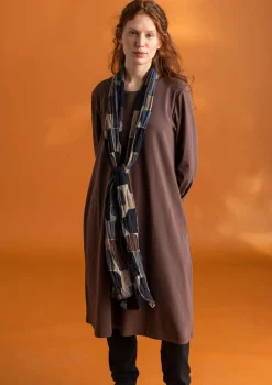 Outlet Gudrun Sjödén Jerseykleid „Ylva“ aus Bio-Baumwolle/Elasthan granatapfel-gemustert