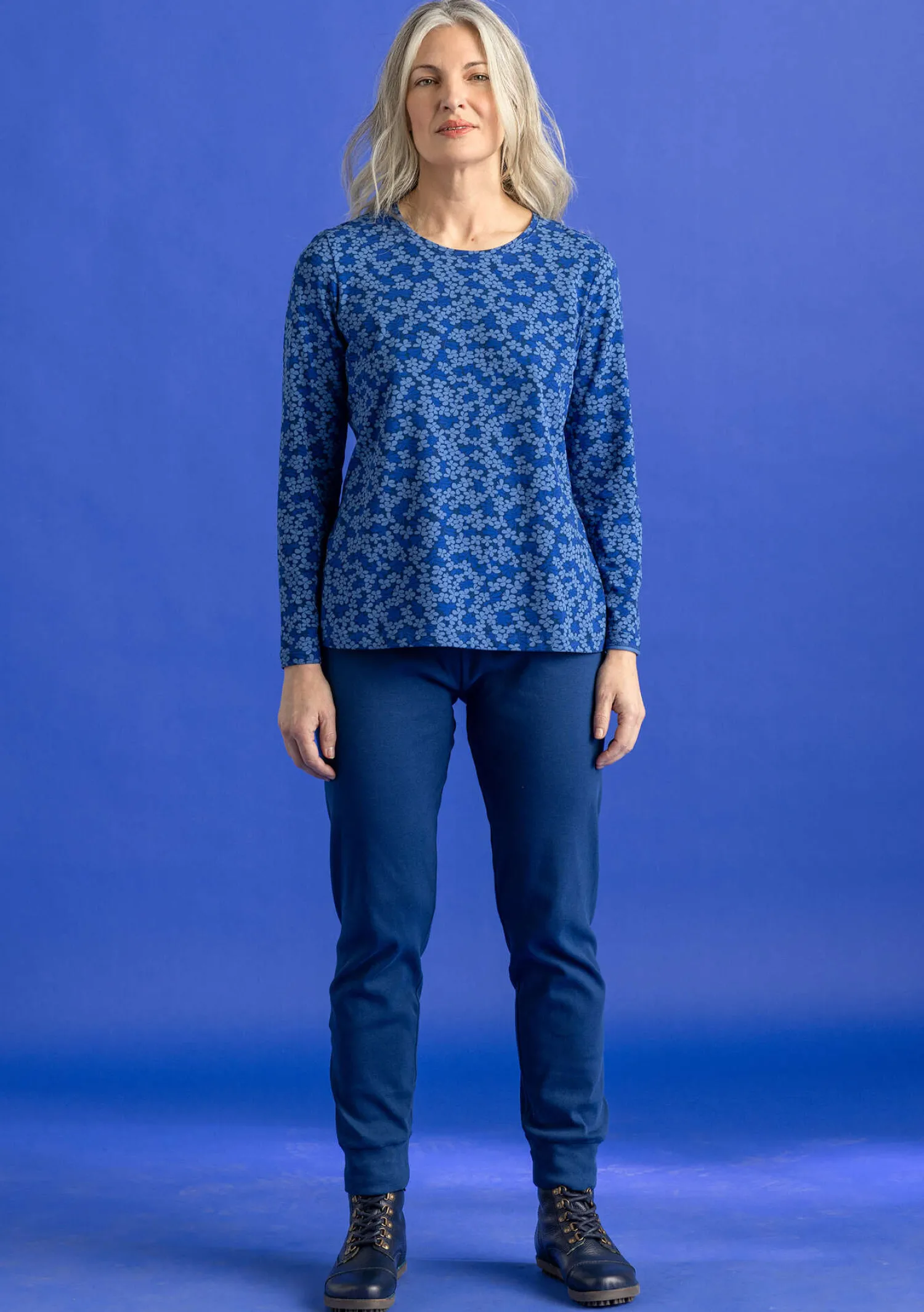 Best Gudrun Sjödén Jerseyleggings aus Bio-Baumwollripp schwarz