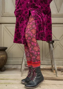 Discount Gudrun Sjödén Jerseyleggings „Pelargon“ aus Lyocell/Elasthan aubergine