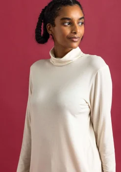 Best Sale Gudrun Sjödén Jersey-Rollkragenshirt aus Lyocell/Elasthan olivenöl