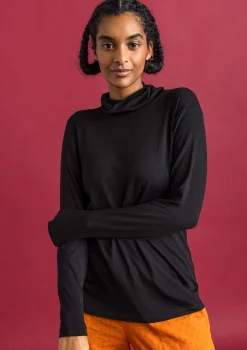 Best Gudrun Sjödén Jersey-Rollkragenshirt aus Lyocell/Elasthan olivenöl