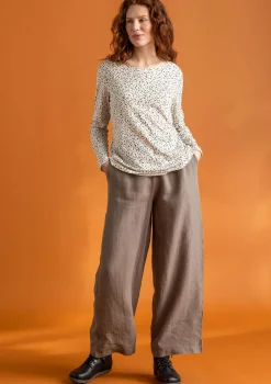 New Gudrun Sjödén Jerseyshirt „Helga“ aus Lyocell/Elasthan koralle/gemustert