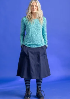 Fashion Gudrun Sjödén Jerseyshirt „Helga“ aus Lyocell/Elasthan koralle/gemustert