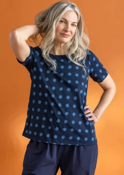 Best Sale Gudrun Sjödén Jerseyshirt „Tyra“ aus Bio-Baumwolle/Modal dunkelpetrol