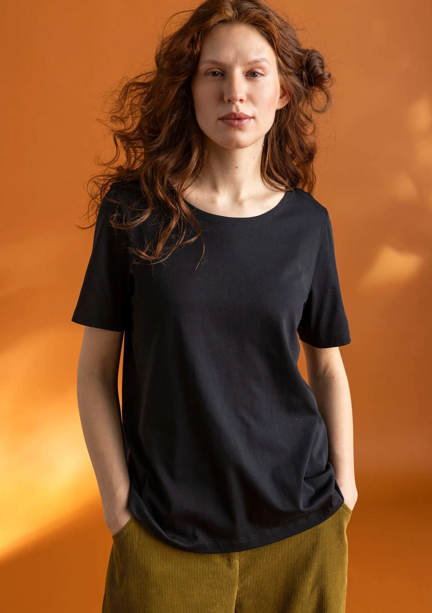 Discount Gudrun Sjödén Jerseyshirt „Tyra“ aus Bio-Baumwolle/Modal schwarz