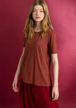 Cheap Gudrun Sjödén Jerseyshirt „Tyra“ aus Bio-Baumwolle/Modal malachit-gemustert