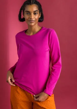 Best Sale Gudrun Sjödén Jerseyshirt „Ylva“ aus Bio-Baumwolle/Elasthan feder