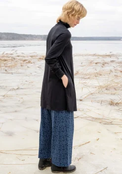Hot Gudrun Sjödén Jerseytunika aus Bio-Baumwolle/Modal/Elasthan schwarz