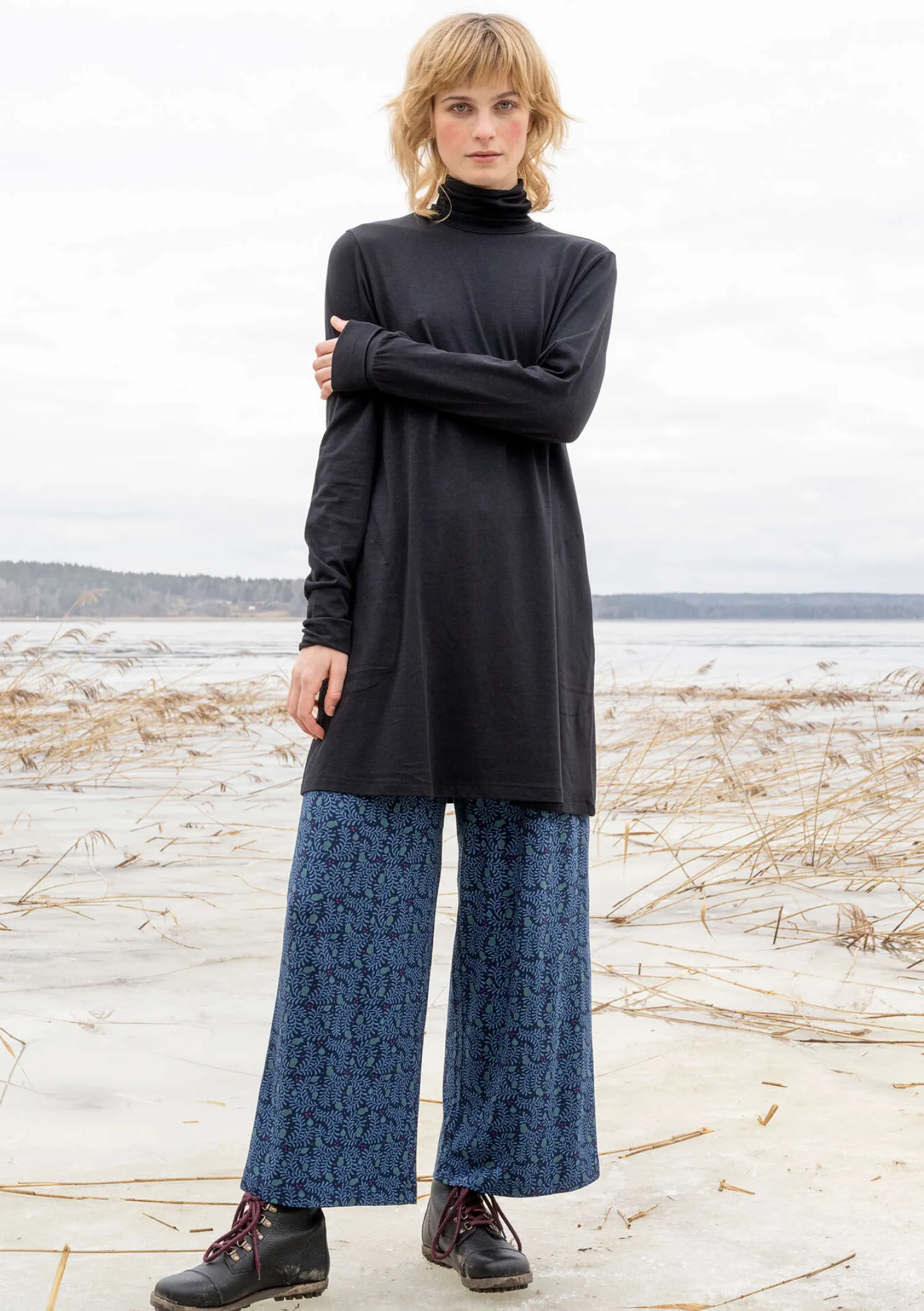 Store Gudrun Sjödén Jerseytunika aus Bio-Baumwolle/Modal/Elasthan schwarz
