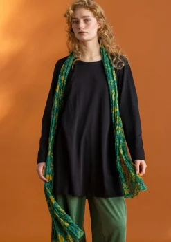 Discount Gudrun Sjödén Jerseytunika „Tyra“ aus Bio-Baumwolle/Modal malachit-gemustert