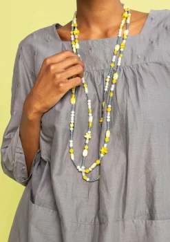Flash Sale Gudrun Sjödén Kette „Jane“ aus Recycling-Glasperlen lupine