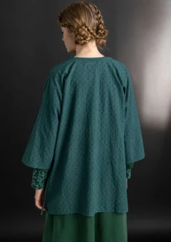 Online Gudrun Sjödén Kimono aus Bio-Baumwolldobby opalgrün