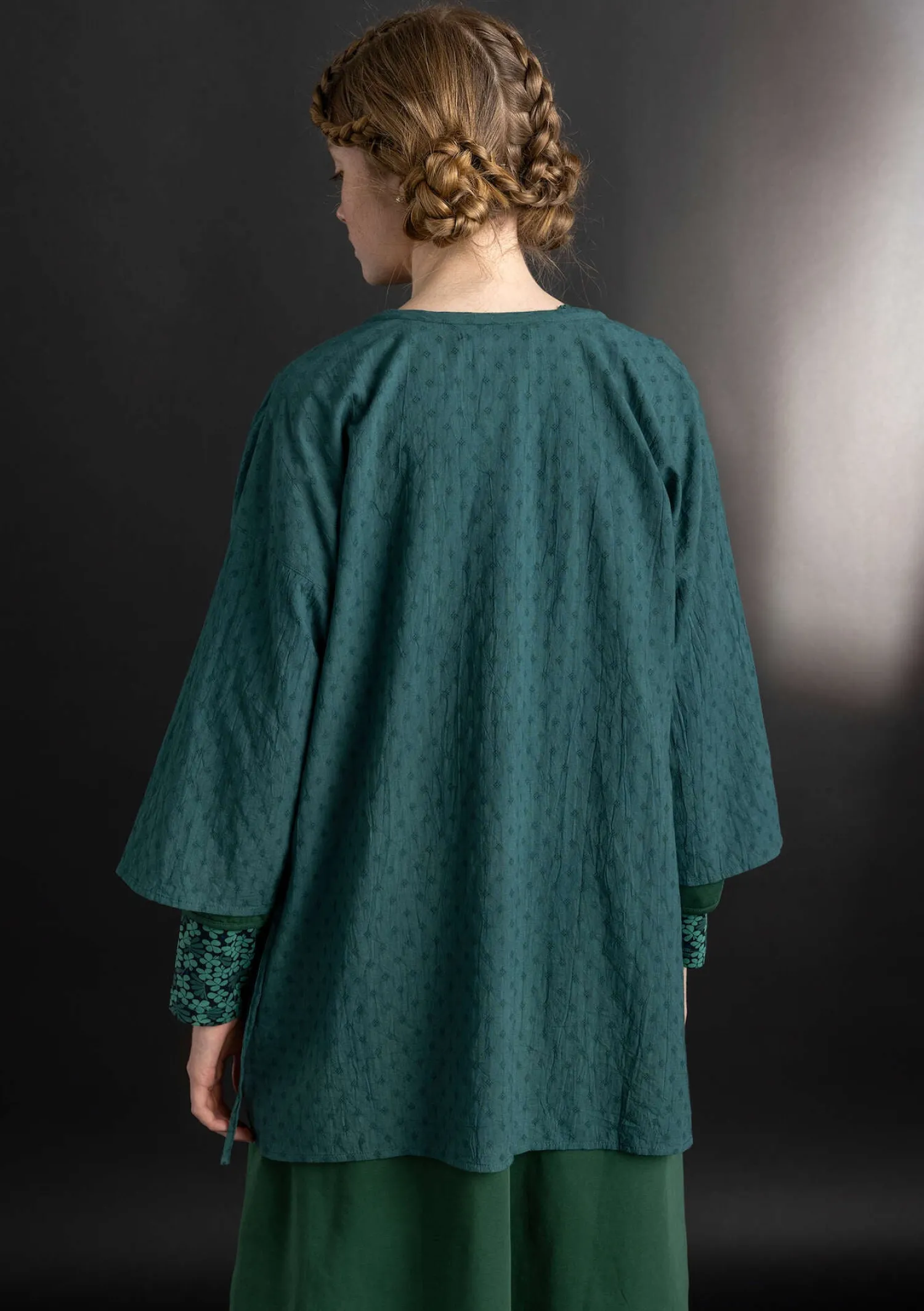 New Gudrun Sjödén Kimono aus Bio-Baumwolldobby henna