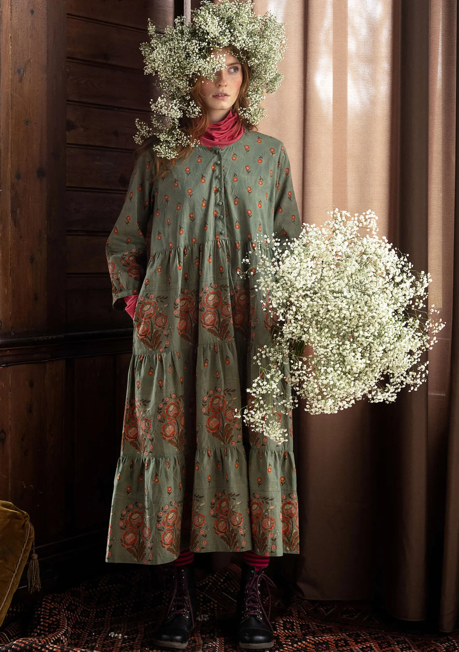 Fashion Gudrun Sjödén Kleid „Asta“ aus Bio-Baumwollgewebe hopper