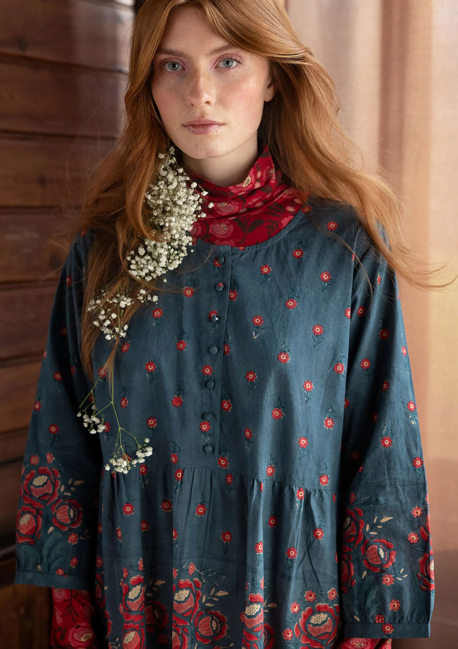 Fashion Gudrun Sjödén Kleid „Asta“ aus Bio-Baumwollgewebe hopper