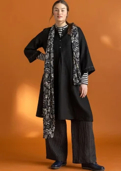 Clearance Gudrun Sjödén Kleid „Asta“ aus Leinengewebe hellkartoffel