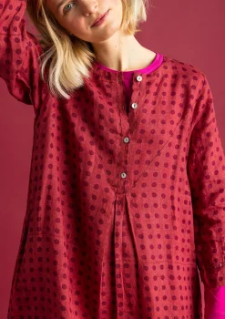 Best Gudrun Sjödén Kleid „Asta“ aus Leinengewebe hopper-gemustert