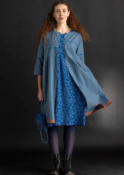 New Gudrun Sjödén Kleid „Ava” aus Bio-Baumwollgewebe schwarz
