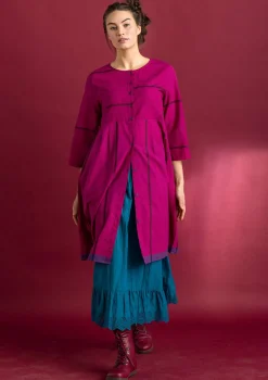 Cheap Gudrun Sjödén Kleid „Ava” aus Bio-Baumwollgewebe hibiskus