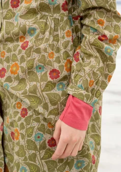Best Sale Gudrun Sjödén Kleid „Borealis“ aus Bio-Baumwollgewebe feige