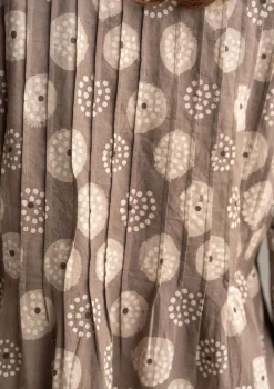 Online Gudrun Sjödén Kleid „Clay“ aus Bio-Baumwollgewebe indigogrün