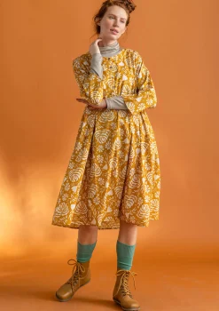 Best Gudrun Sjödén Kleid „Hedda“ aus Bio-Baumwollgewebe opalgrün