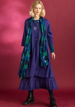 Cheap Gudrun Sjödén Kleid „Hedda“ aus Bio-Baumwollgewebe senf-gemustert