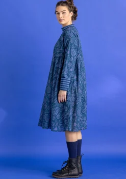 Cheap Gudrun Sjödén Kleid „Hedda“ aus Bio-Baumwollgewebe senf-gemustert