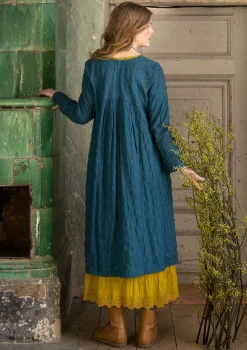 Shop Gudrun Sjödén Kleid „Helga“ aus Bio-Baumwollgewebe dunkelaschgrau