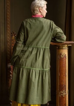Shop Gudrun Sjödén Kleid „Åland“ aus Bio-Baumwollgewebe moosbeere