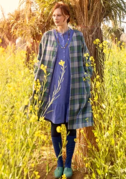 Best Gudrun Sjödén Kleid „Skagen“ aus Bio-Baumwollgewebe meeresgrün