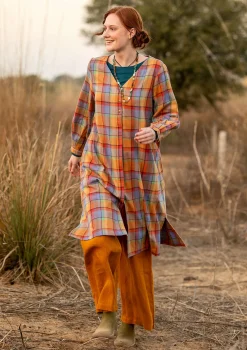 Best Gudrun Sjödén Kleid „Skagen“ aus Bio-Baumwollgewebe meeresgrün