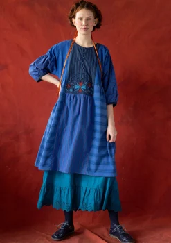 Best Sale Gudrun Sjödén Kleid „Sofia“ aus Bio-Baumwollgewebe krapprot