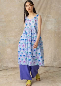 Online Gudrun Sjödén Kleid „Öst“ aus Bio-Baumwollgewebe hellpfirsich