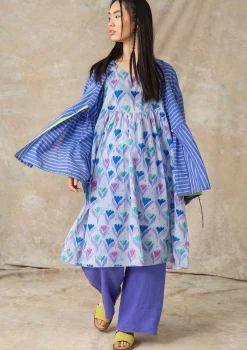 Online Gudrun Sjödén Kleid „Öst“ aus Bio-Baumwollgewebe hellpfirsich