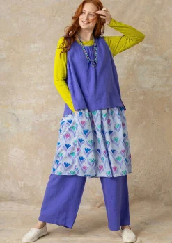 Online Gudrun Sjödén Kleid „Öst“ aus Bio-Baumwollgewebe hellpfirsich