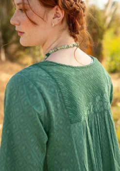 Cheap Gudrun Sjödén Kleid „Strandfynd“ aus Bio-Baumwollgewebe rost