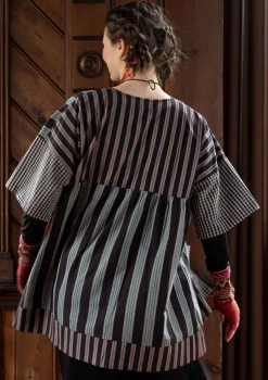 Cheap Gudrun Sjödén Künstlerbluse „Sofia“ aus Bio-Baumwolle krapprot