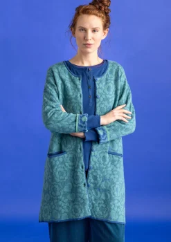 Flash Sale Gudrun Sjödén Langstrickjacke „Astrid“ aus Bio-/Recycling-Baumwolle wermutkraut