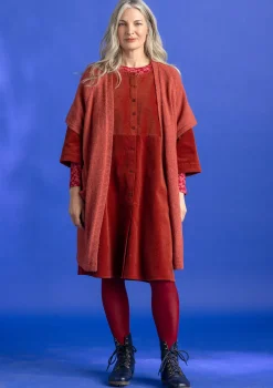 Best Sale Gudrun Sjödén Langstrickjacke aus Alpakagemisch feige-melange