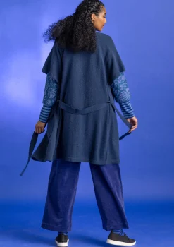 Best Sale Gudrun Sjödén Langstrickjacke aus Alpakagemisch feige-melange