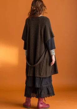 Best Sale Gudrun Sjödén Langstrickjacke aus Alpakagemisch feige-melange
