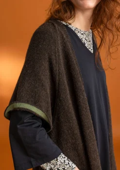 Best Sale Gudrun Sjödén Langstrickjacke aus Alpakagemisch feige-melange