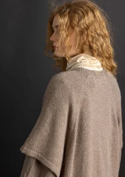 Shop Gudrun Sjödén Langstrickjacke aus Alpakagemisch feige-melange
