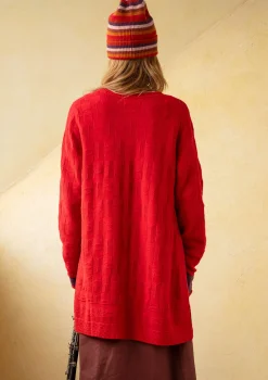 Cheap Gudrun Sjödén Langstrickjacke „Capella“ aus Lammwolle indigo