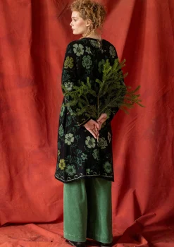 Cheap Gudrun Sjödén Langstrickjacke „Gnistra“ aus Bio- und Recycling-Baumwolle/Alpakawollgemisch schwarz