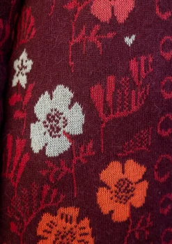 Outlet Gudrun Sjödén Langstrickjacke „Gnistra“ aus Bio- und Recycling-Baumwolle/Alpakawollgemisch schwarz