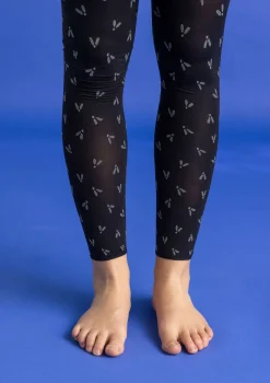 New Gudrun Sjödén Leggings „Fjät“ aus Recycling-Polyamid schwarz